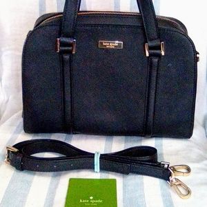 Kate Spade Crossbody Bag Black Adjustable handbag